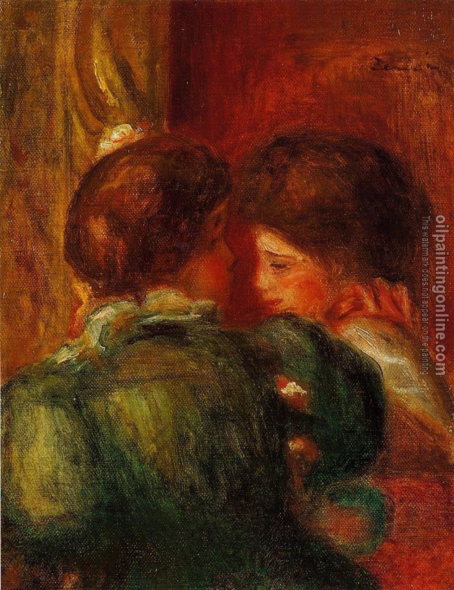 Renoir, Pierre Auguste - Two Women's Heads, The Loge